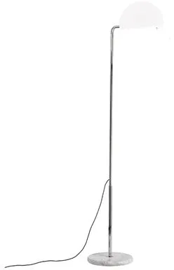 DCWéditions Mezzaluna Gulvlampe Krom/Hvid